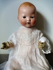 Armand Marseille : poupon ancien tête porcelaine, corps composition