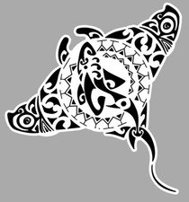 RAIE MANTA SURF GWADA  TATTOO