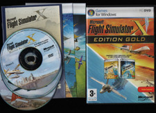 FLIGHT SIMULATOR X Edition Gold !!! Simulation  Culte sur PC. Quasi NEUF.