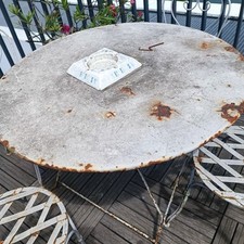  salon de jardin en fer forgé