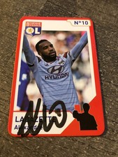 Carte )) ALEXANDRE LACAZETTE / OL LYON  / signé