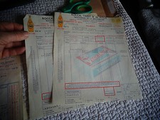 Ancienne Facture Roca Tassy de Roux Savonnerie Méditerranée Marseille Savon 1953