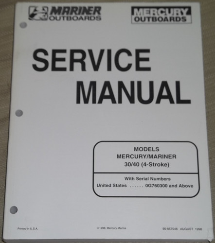 Manuel service moteur 4 - service,