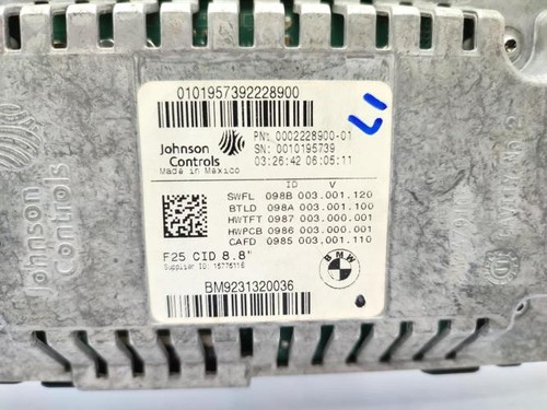 Ecran gps bmw f25 phase - gps,