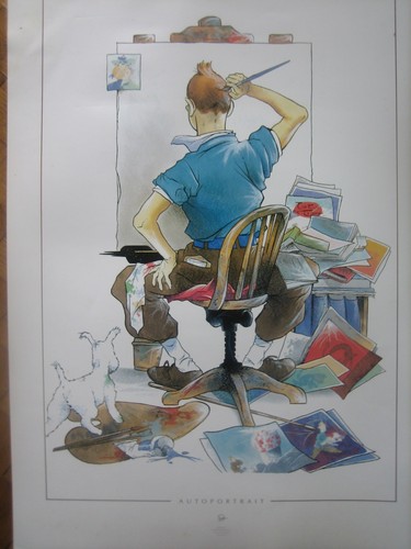 Grande affiche tintin - grande,