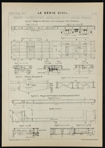1906 plan de wagons - 1906,