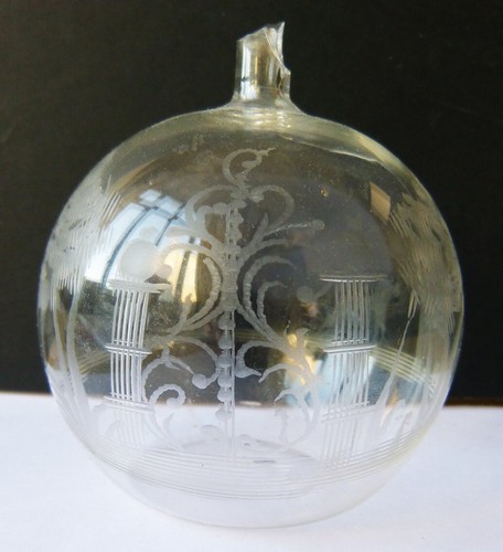 Vase bouteille boule verre - vase,