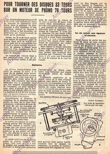 Tourne disque musique - disque, /