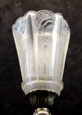 Belle Lampe de bureau Art Déco En Bronze J.robert  ref AP178