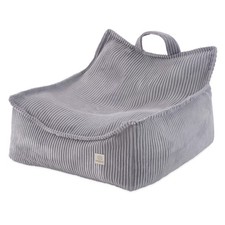 Fauteuil Pouf pour Bébé Enfants Chambre d'Enfant Velours Côtelé Gris...