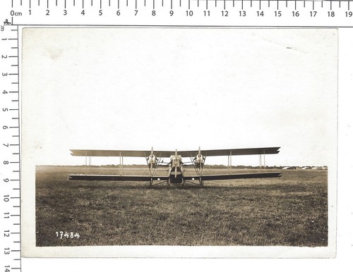 Photo ancienne biplan caudron - biplan,