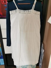 Nuisette blanche coton vintage