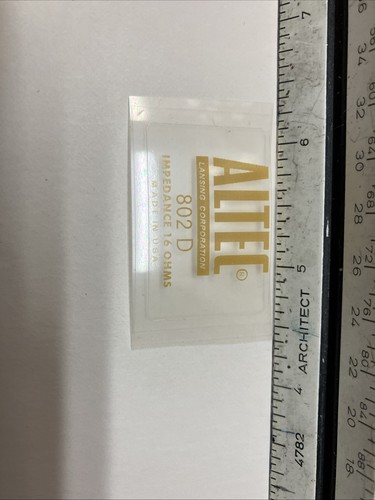 Altec 802d voice theater - voice, of