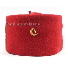 Tirailleurs : Chéchia réglementaire 4RTA -Tirailleurs Algériens - ( Original )