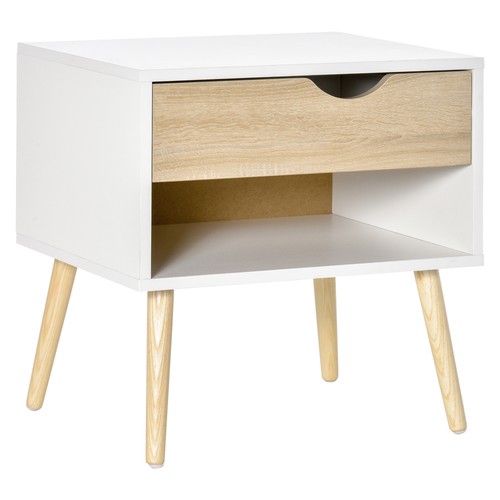 Homcom table chevet - table, de