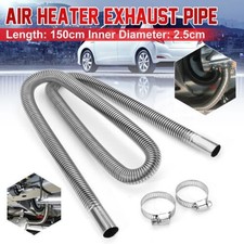 Tuyau d’échappement 150cm en acier inoxydable φ 25mm chauffage de stationnement diesel