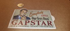 Autocollant GAPSTAR it s Original brand JEANSWEAR