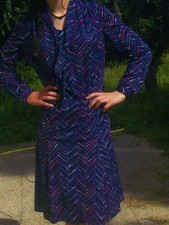 magnifique robe Paul mausner t 38 40 M comneuve (mesures) très mango