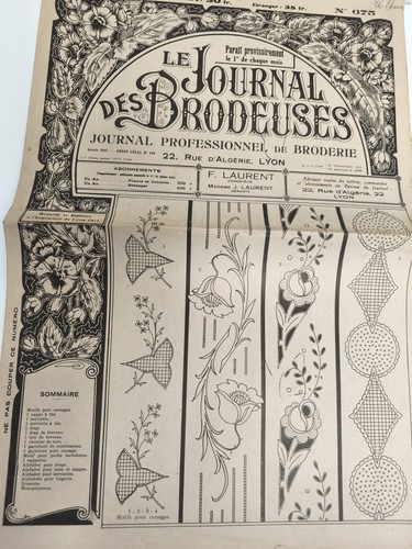 Ancien journal broderie - , le