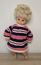 Jolie poupée plastique M. Zapf Doll 35 cm yeux dormeurs collector vintage