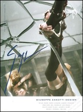 High Heels Zanotti Magazine Print Ad Women Fashion Long Legs shoes 2007-11B