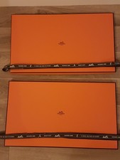 HERMÈS BOÎTES, RUBANS  POUR ÉCHARPE, FOULARDS 38/23/2