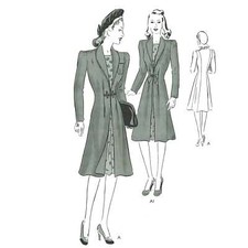 1940's Couture Motif : Guerre