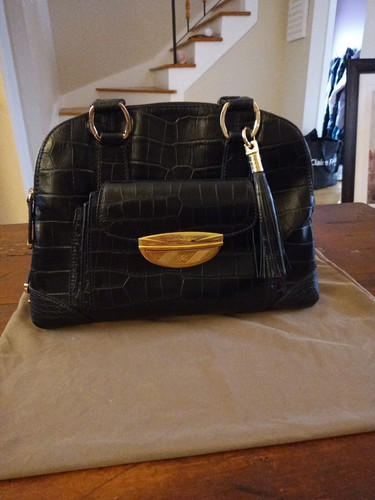 Lancel adjani black handbag - lancel,
