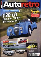 AUTO RETRO n°477 08/2022 BUGATTI 101-C EXNER GHIA ANADOL A1 GOLF GTI VHRS