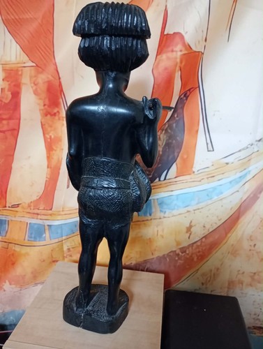 Statue africaine guerrier