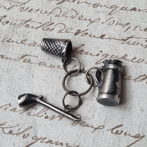 Breloques argent xixè pipe - argent,