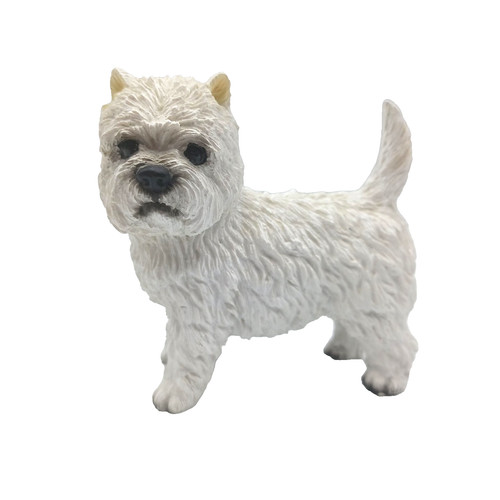 Westie figurine hand - westie,