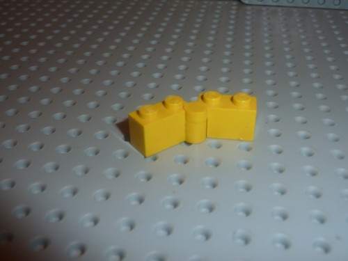Lego yellow hinge ref - hinge,