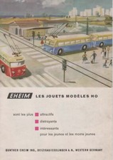 Catalogue EHEIM - Jouet HO - Trolley-bus, Téléphérique, Stratos ................