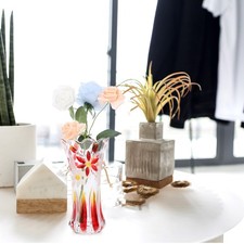  Vase fleur Vase Décorative Bouteille d'hydroponie Bouteille Vase en verre