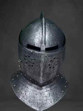 Casque armure fermée tournoi
