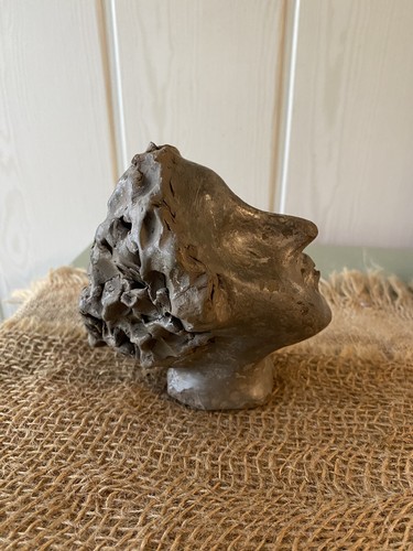 Sculpture visage femme - sculpture, argile