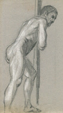 Ancien dessin au crayon ancien