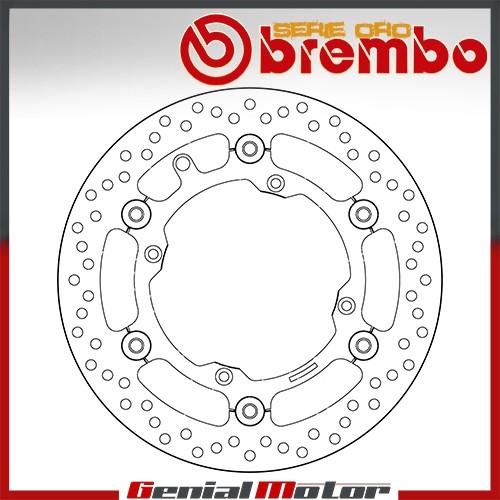 Disque frein flottant brembo - flottant,
