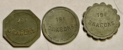 Jetons monnaie militaire 19 - monnaie,