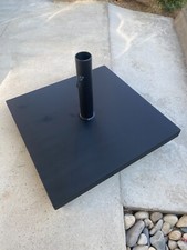 pied de parasol acier