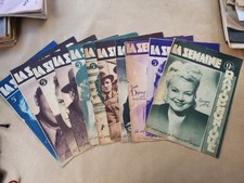Lot 11 magazines anciens La Semaine Radiophonique (années 40‑50) + « Radio‑Photo