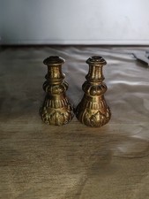 2 Anciens glands / embouts / pompons  pour cordon de rideaux en Bronze N3