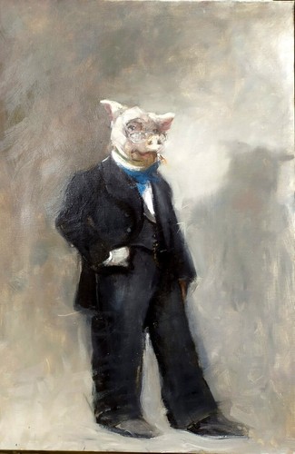 Cochons anthropomorphes - cochons,