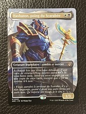 Mtg DRC Aetherdrift— Hashaton, Poing Du Scarabée — NM — Borderless FR