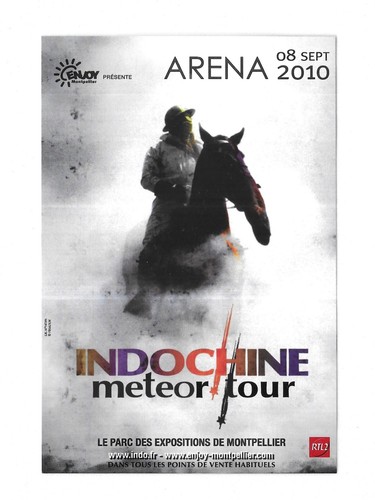 Flyer indochine en concert - indochine,