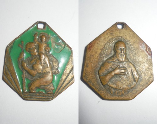 Ancien medaille saint - ancien,