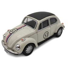 Voiture vintage Volkswagen New Beetle blanche 1/43ème