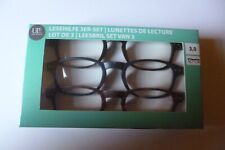 lunettes loupe de lecture  puissance 1,5  lot de 3