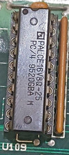 1Pcs Bally V5500 PCB  PAL U109